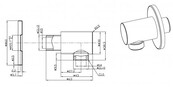 Wiesbaden Caral Wandaansluitbocht Rond 1/2" Mat Zwart - 29.2801 Wiesbaden Caral Wandaansluitbocht Rond 1/2" Mat Zwart - 29.2801