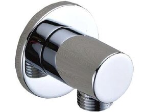 Wiesbaden Caral Wandaansluitbocht Rond 1/2" Chroom - 29.3801