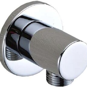 Wiesbaden Caral Wandaansluitbocht Rond 1/2" Chroom - 29.3801