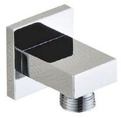 Wiesbaden Rombo Wandaansluitbocht Vierkant 1/2" Chroom - 29.3802