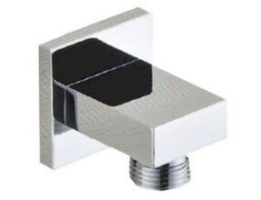 Wiesbaden Rombo Wandaansluitbocht Vierkant 1/2" Chroom - 29.3802