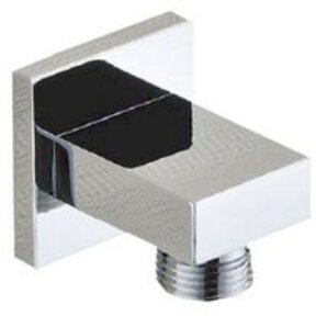 Wiesbaden Rombo Wandaansluitbocht Vierkant 1/2" Chroom - 29.3802