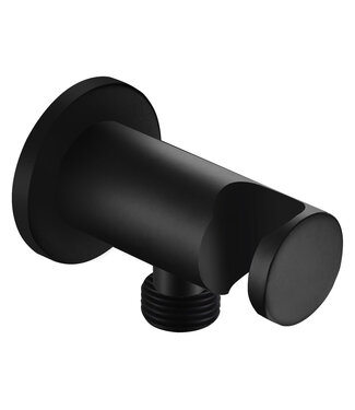 Wiesbaden Xellanz Douchekophouder Nala Mat Zwart met doucheaansluiting - 29.8039