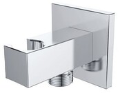 Wiesbaden Douchekophouder Rombo Chroom met doucheaansluiting -  29.3803