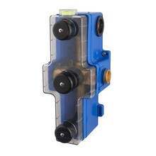 Wiesbaden inbouwdeel+box 3-wegs douchethermostaat - 29.2601