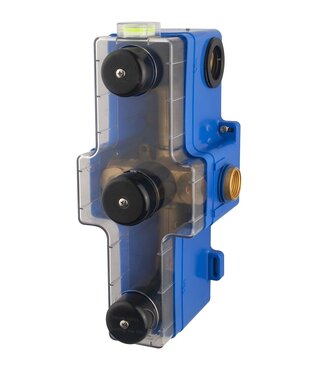 Wiesbaden Wiesbaden inbouwdeel+box 3-wegs douchethermostaat - 29.2601