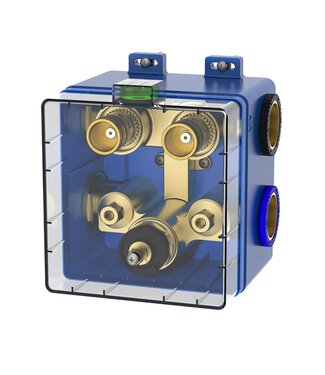 Wiesbaden Wiesbaden Caral Klik Pro inbouwbox 2-wegs douchethermostaat - 29.3410