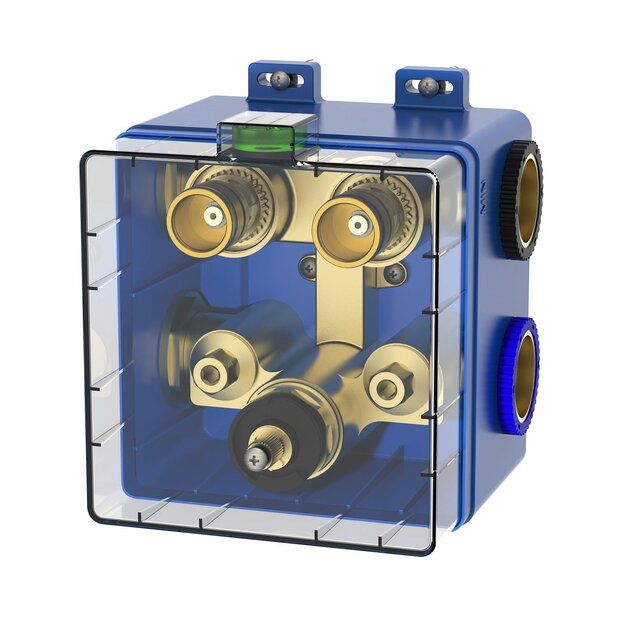 Wiesbaden Caral Klik Pro inbouwbox 2-wegs douchethermostaat - 29.3410 Wiesbaden Caral Klik Pro inbouwbox 2-wegs douchethermostaat - 29.3410