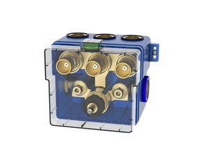 Wiesbaden Caral Klik Pro inbouwbox 3-wegs douchethermostaat - 29.3411