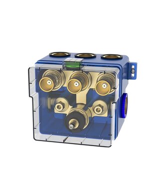 Wiesbaden Wiesbaden Caral Klik Pro inbouwbox 3-wegs douchethermostaat - 29.3411