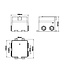 Wiesbaden Caral Klik Pro inbouwbox 3-wegs douchethermostaat - 29.3411