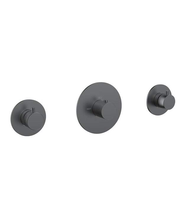 Inbouw douchekraan afbouwdeel Wiesbaden Dreams Gunmetal - 29.8008