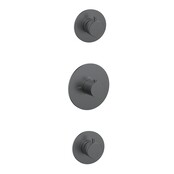 Inbouw douchekraan afbouwdeel Wiesbaden Dreams Gunmetal - 29.8008