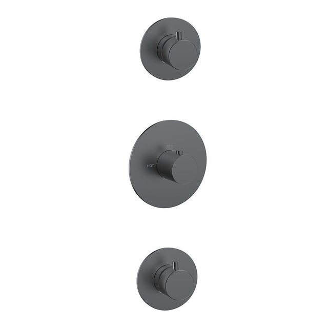 Inbouw douchekraan afbouwdeel Wiesbaden Dreams Gunmetal - 29.8008