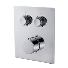 Inbouw douchekraan Wiesbaden Caral Klik Pro afbouwdeel 2-wegs Chroom - 29.3420