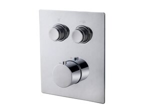 Inbouw douchekraan Wiesbaden Caral Klik Pro afbouwdeel 2-wegs Chroom - 29.3420