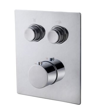 Wiesbaden Inbouw douchekraan Wiesbaden Caral Klik Pro afbouwdeel 2-wegs Chroom - 29.3420