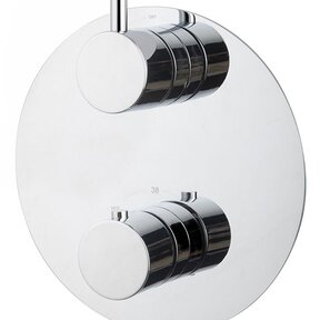 Inbouw douchekraan Wiesbaden Caral afbouwdeel 2-wegs Chroom - 29.2540