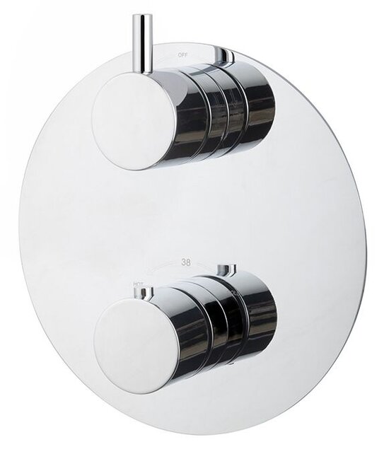 Inbouw douchekraan Wiesbaden Caral afbouwdeel 2-wegs Chroom - 29.2540 Inbouw douchekraan Wiesbaden Caral afbouwdeel 2-wegs Chroom - 29.2540