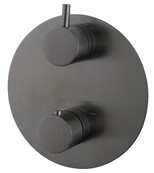 Inbouw douchekraan Wiesbaden Caral afbouwdeel Rond 2-wegs Gunmetal- 29.7540 Inbouw douchekraan Wiesbaden Caral afbouwdeel Rond 2-wegs Gunmetal- 29.7540