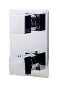 Inbouw douchekraan Wiesbaden Rombo afbouwdeel 2-wegs Chroom vierkante grepen - 29.2520 Inbouw douchekraan Wiesbaden Rombo afbouwdeel 2-wegs Chroom vierkante grepen - 29.2520