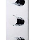 Inbouw douchekraan Wiesbaden Caral afbouwdeel 3-wegs Chroom - 29.2511