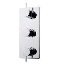 Inbouw douchekraan Wiesbaden Caral afbouwdeel 3-wegs Chroom - 29.2511