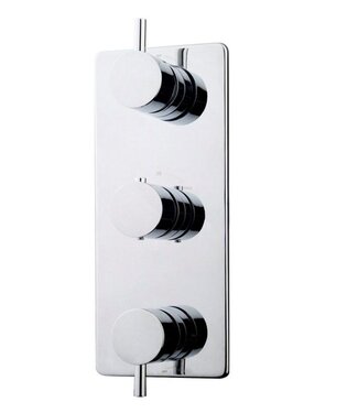 Wiesbaden Inbouw douchekraan Wiesbaden Caral afbouwdeel 3-wegs Chroom - 29.2511