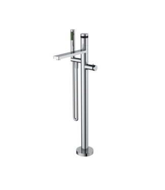 Wiesbaden Wiesbaden Sphere thermostatische Vrijstaande badkraan Chroom - 29.1600