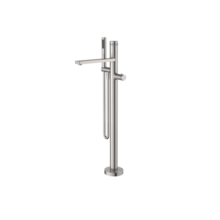 Wiesbaden Sphere thermostatische Vrijstaande badkraan Geborsteld Staal - 29.1602