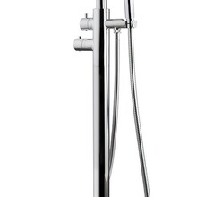 Wiesbaden Caral thermostatische Vrijstaande badkraan Chroom - 29.4070