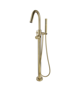 Wiesbaden Wiesbaden Caral Vrijstaande badkraan Geborsteld messing - 29.5932