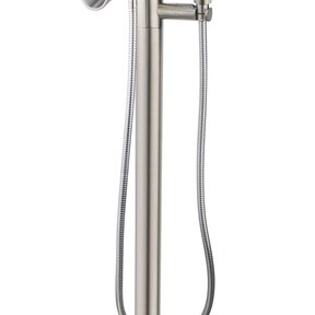 Wiesbaden Lima Vrijstaande badkraan waterval uitloop Geborsteld staal - 29.3934