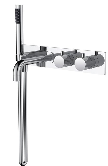 Wiesbaden Style Inbouw badkraan met thermostaat Chroom - 29.1650