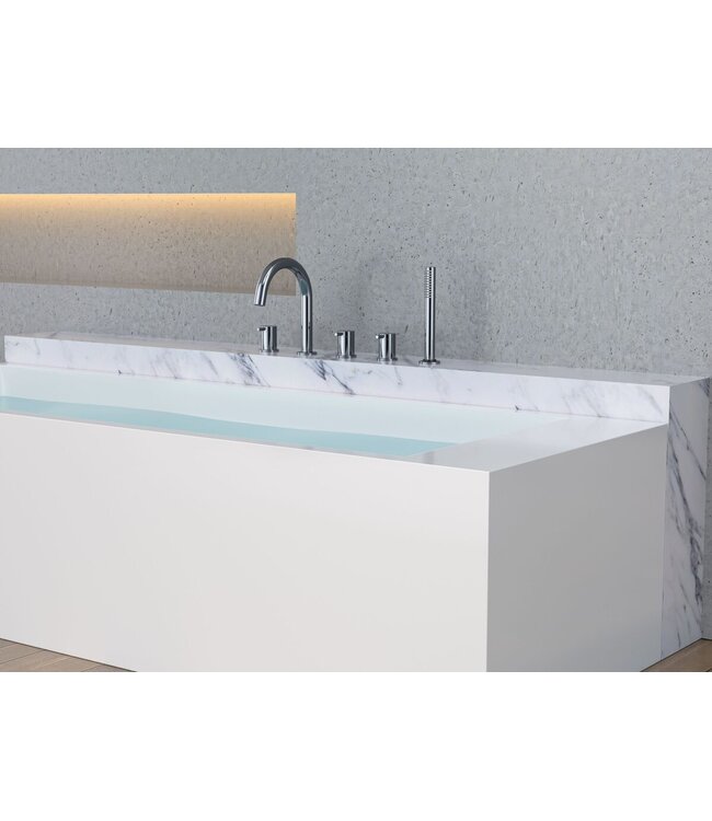 Wiesbaden Inbouw badkraan Caral 5-Gats thermostatisch Chroom incl. Inbouwdeel - 29.3961