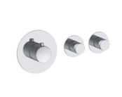 Badkraan inbouw Effeze Chroom Thermostatisch - 2 functies