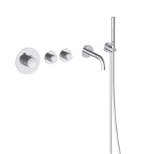 Badkraan inbouw Effeze Chroom Thermostatisch - 2 functies