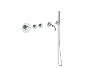 Badkraan inbouw Effeze Chroom Thermostatisch - 2 functies