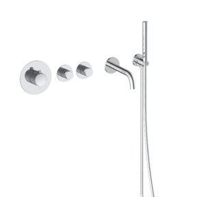 Badkraan inbouw Effeze Chroom Thermostatisch - 2 functies