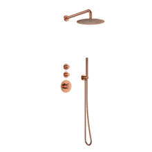 Regendouche set Inbouw Effeze Deluxe Geborsteld Brons 25cm stortdouche