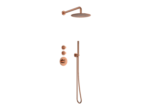 Regendouche set Inbouw Effeze Deluxe Geborsteld Brons 25cm stortdouche