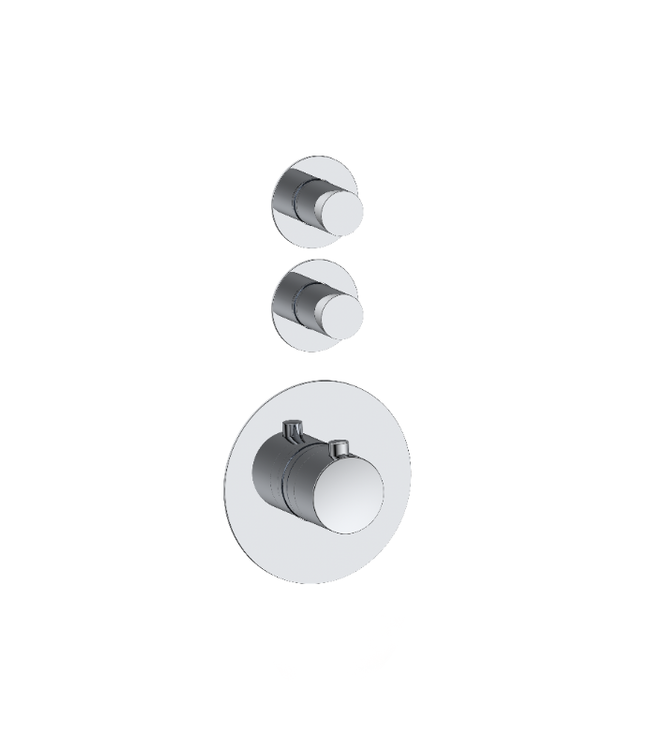 SANI-SUPPLY Regendouche set Inbouw Effeze Deluxe Chroom 25cm stortdouche