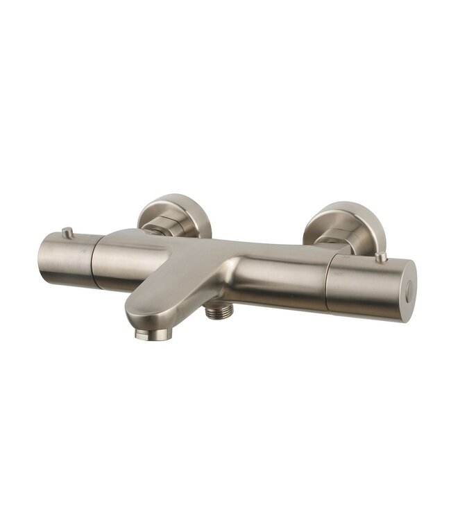 Wiesbaden Caral Thermostaatkraan bad Geborsteld Staal -15-HoH- 29.4931