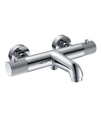 Wiesbaden Wiesbaden Ribbd Thermostaatkraan bad Chroom -15-HoH- 29.5360