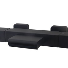 Wiesbaden Rombo Thermostaatkraan bad waterval Mat Zwart -15-HoH- 29.4142