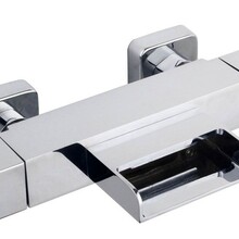 Wiesbaden Rombo Thermostaatkraan bad waterval Chroom -15-HoH-  29.3968