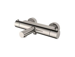 Wiesbaden Style Cool Touch Thermostaatkraan bad Geborsteld Staal -15-HoH- 29.1721