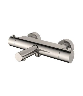 Wiesbaden Wiesbaden Style Cool Touch Thermostaatkraan bad Geborsteld Staal -15-HoH- 29.1721