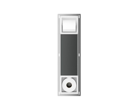 Wiesbaden Inbouw toiletrolhouder Rocko + Reserverolhouder Mat Wit - 33.2185