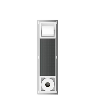 Wiesbaden Wiesbaden Inbouw toiletrolhouder Rocko + Reserverolhouder Mat Wit - 33.2185